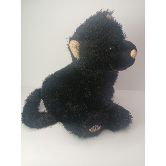 GANZ Webkinz SOFT BLACK CAT  Plush Stuffed Animal Toy Halloween NO CODE - Picture 6 of 9